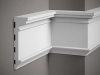 Listwa ścienna MDD315 biała wym. 200 x 6.6 x 22 cm, z ProFoam