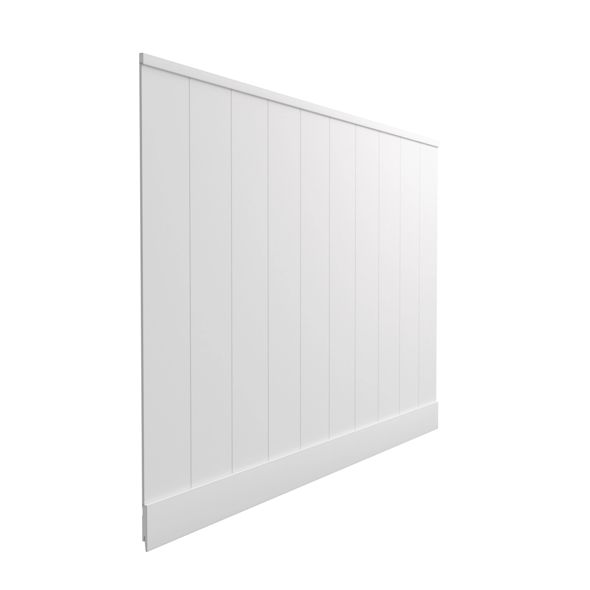Boazeria ścienna LOFT - długość 200 cm, wysokość 114,5 cm - zestaw listew MDF