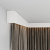 Maskownica kątowa MDF biała listwa maskująca karnisz rury kable 12x6x240 cm