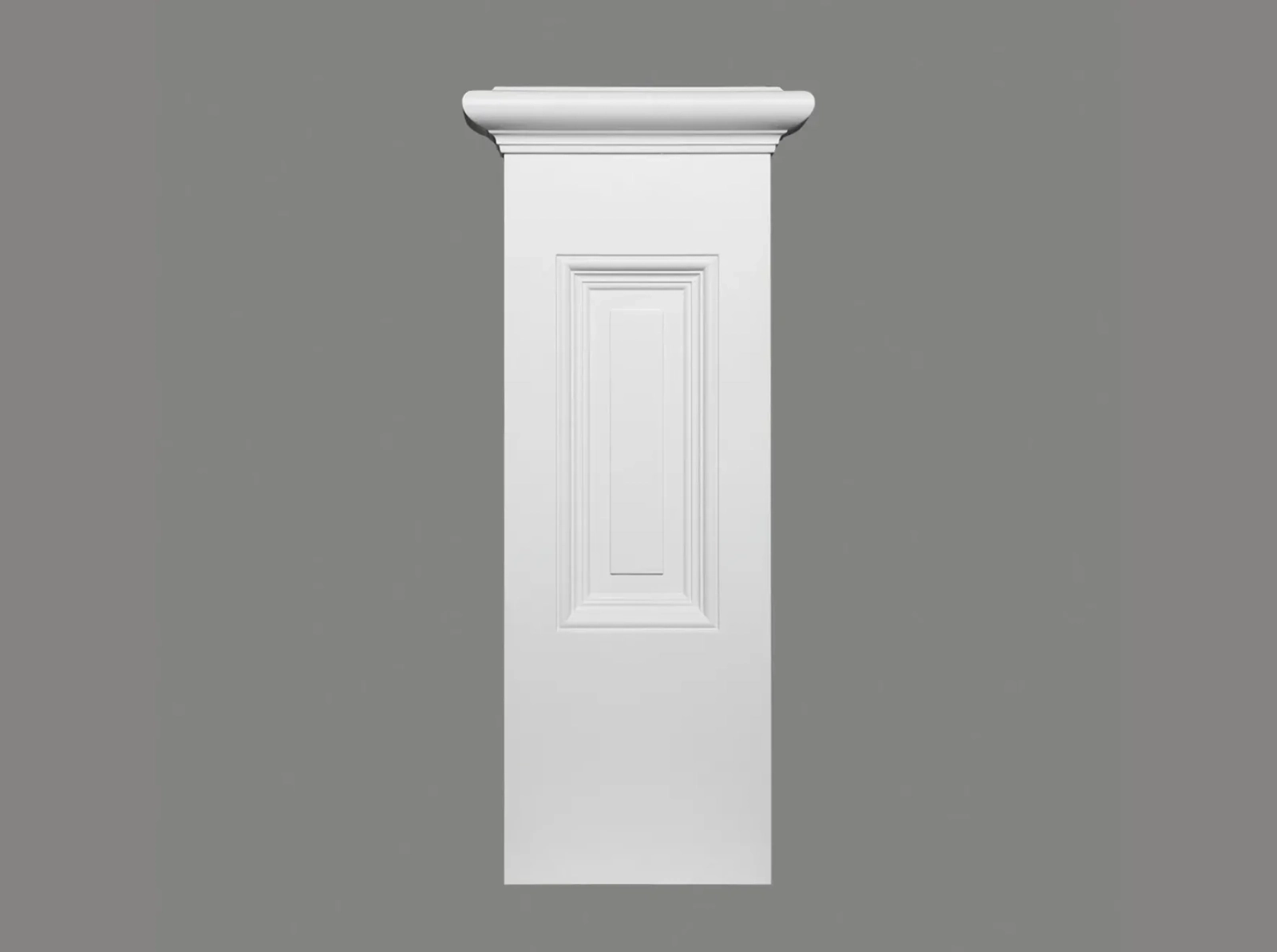 Podstawa pilastra D3003, kolor biały, wymiary 28.8 x 6 x 64 cm, materiał ProFoam
