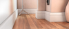 Listwa przypodłogowa MDF Plus wilgocioodporna lakierowana półmat biała RAL 9003 F8 (262 cm x 10 cm x 1,6 cm)