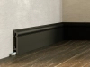 Listwa przypodłogowa Premium Floor Durofit PF082B czarna RAL 9004 8 cm