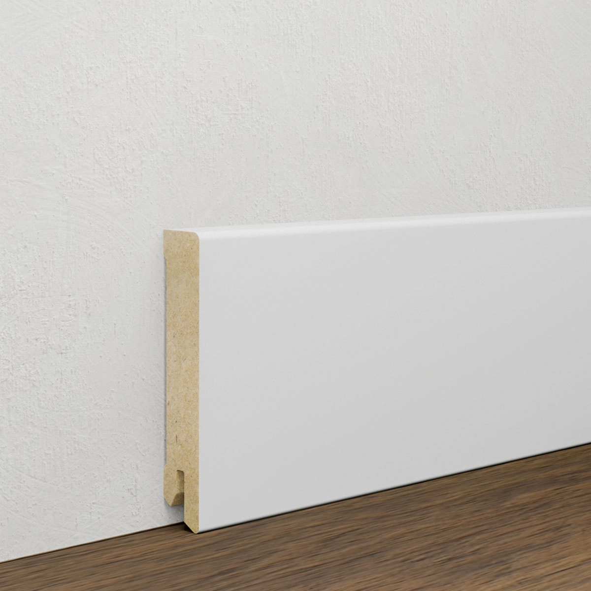 Listwa przypodłogowa MDF Biała Premium, 80x15 mm, Pedross - ostatnie 14 metrów