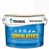 Teknos Superlateksi, matowa farba do boazerii, listew i sztukaterii, pojemność 0,9 L, kolor biały RAL9016