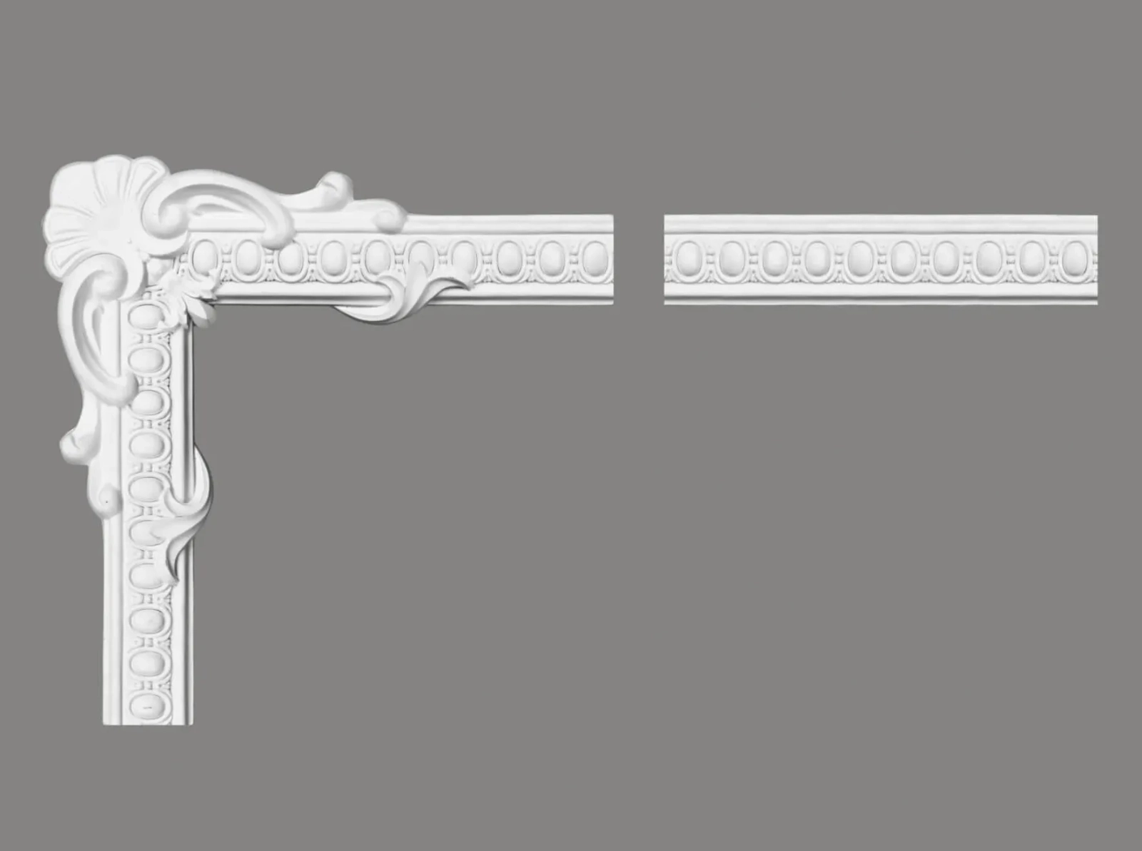 Narożnik MDC250-11 biały wym. 50.5 x 8.1 x 50.5 cm, z ProFoam