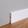 PRÓBKA 20 CM - Listwa przypodłogowa MDF lakierowana biała FOGE - LB1 8cm