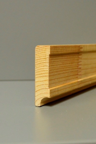 Listwa przypodłogowa fornirowana nielakierowana CP58 (240 cm x 5,8 cm x 1,6 cm) jesion ciemny