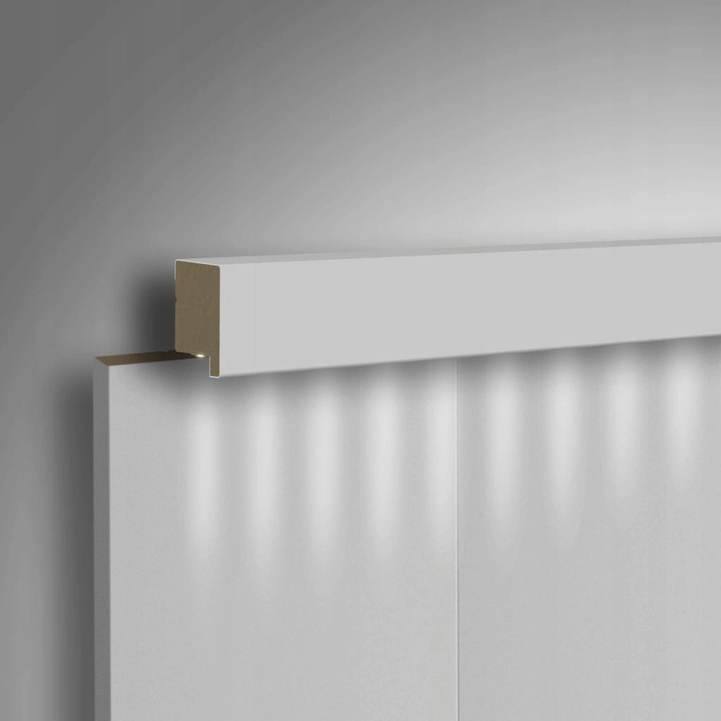 Boazeria ścienna LED do malowania - długość 200 cm, wysokość 114 cm