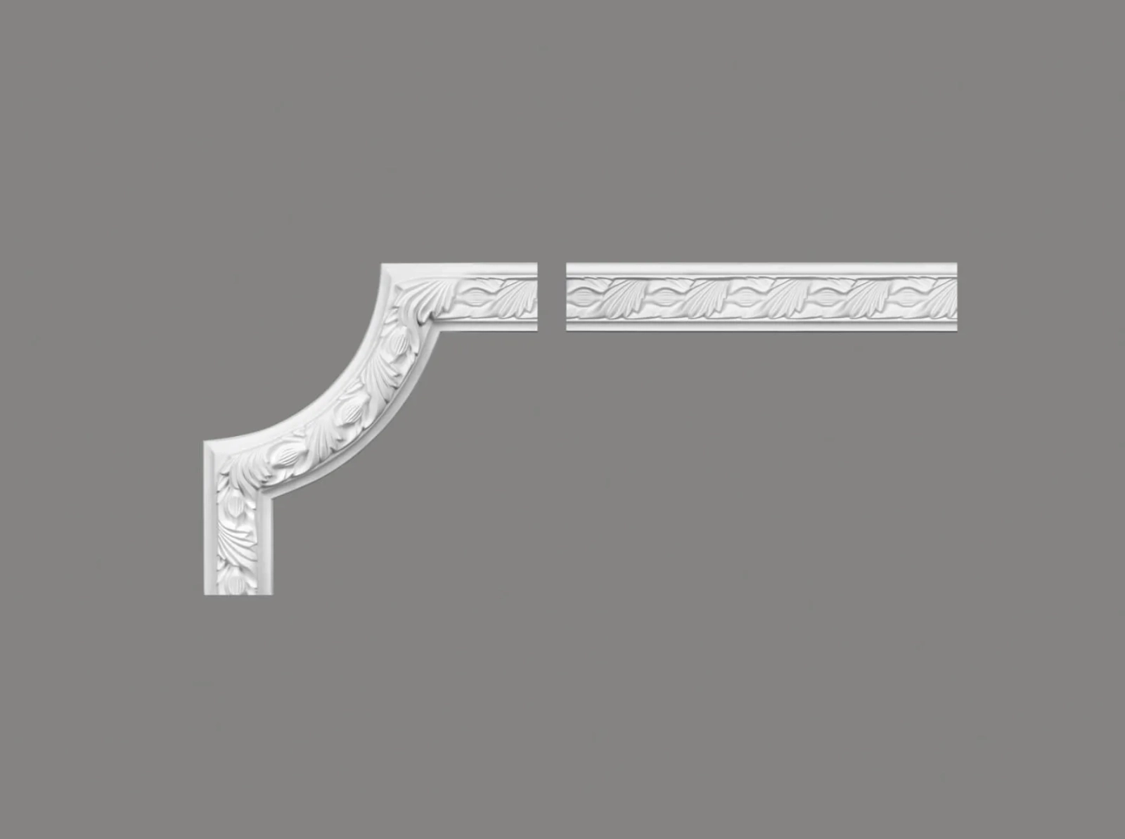 Narożnik biały MDC258-12 wym. 25.5 x 5.4 x 25.5 cm, z ProFoam