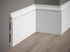 Listwa przypodłogowa Premium MD020P biała wym. 200 x 1.9 x 19.8 cm, z PolyForce