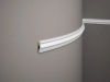 Listwa ścienna elastyczna MD308F biała wym. 200 x 2.1 x 6.5 cm, z Flex