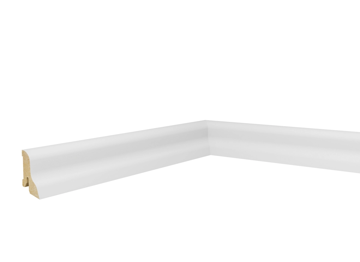 Listwa przypodłogowa MDF Biała Premium, 40x21 mm, Pedross - ostatnie 14 metrów