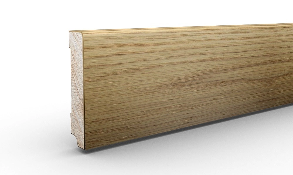 Listwa przypodłogowa fornirowana lakierowana CP70 R3 (240 cm x 7 cm x 1,8 cm) dąb