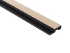 Zakończenie lameli Prawe L0202RT jasny dąb wym. 200 x 1.2 x 4.5 cm, z PolyForce
