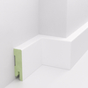 PRÓBKA 20 CM - Listwa przypodłogowa lakierowana biała, MDF wilgocioodporny, DUO 6cm