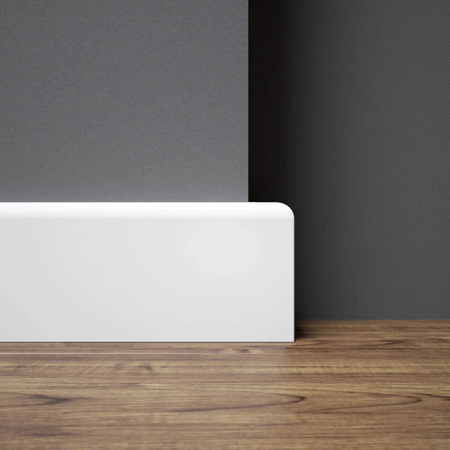 Listwa przypodłogowa MDF lakierowana biała FOGE LB1 - 6cm