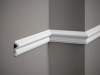 Listwa ścienna biała MD346 wym. 200 x 2.3 x 6.1 cm, z PolyForce