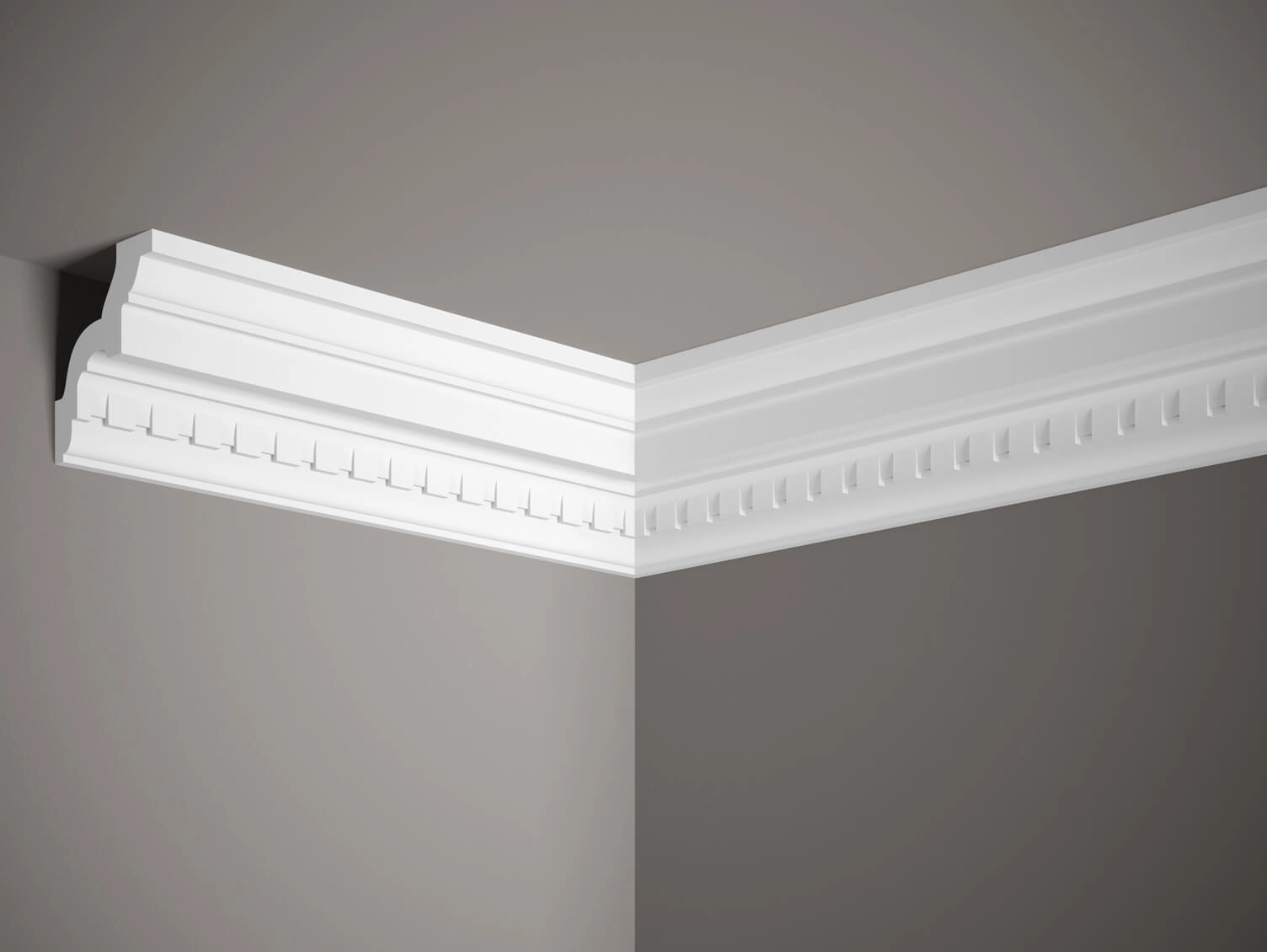 Listwa sufitowa MDA002 biała wym. 200 x 8.8 x 7.9 cm, z ProFoam