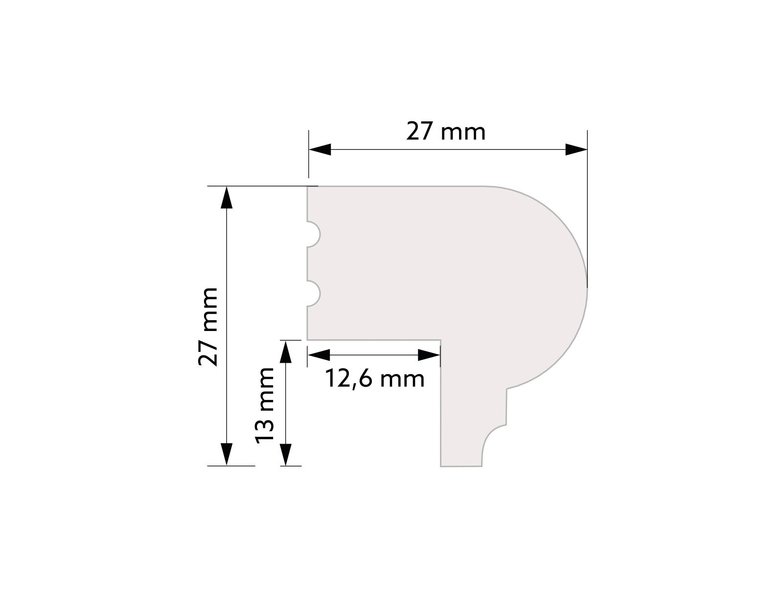 Zwieńczenie boazerii angielskiej TP005P z PolyForce