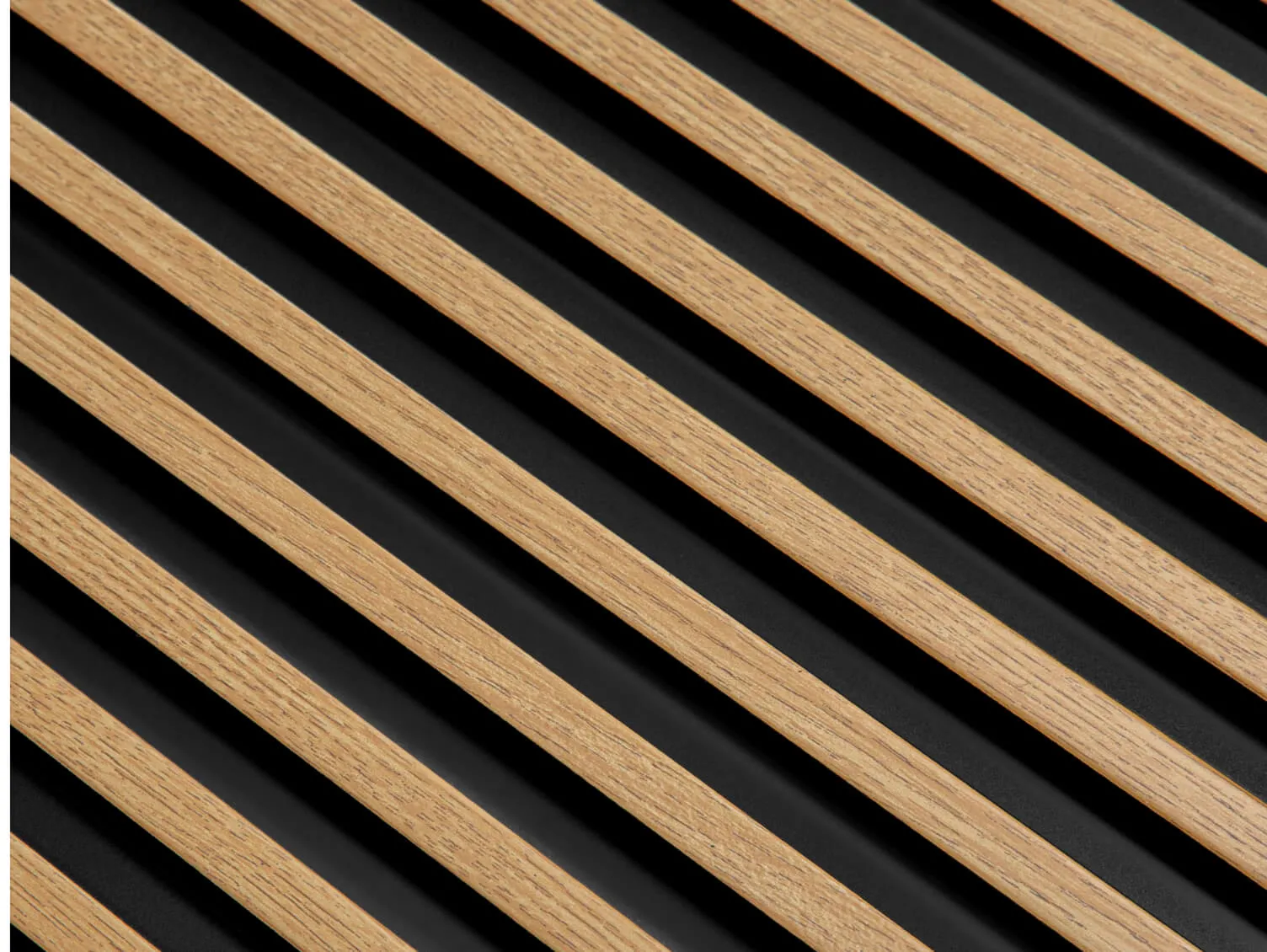 Lamela ścienna L0105 w kolorze naturalny dąb o wymiarach 270 x 1.2 x 12 cm, z PolyForce