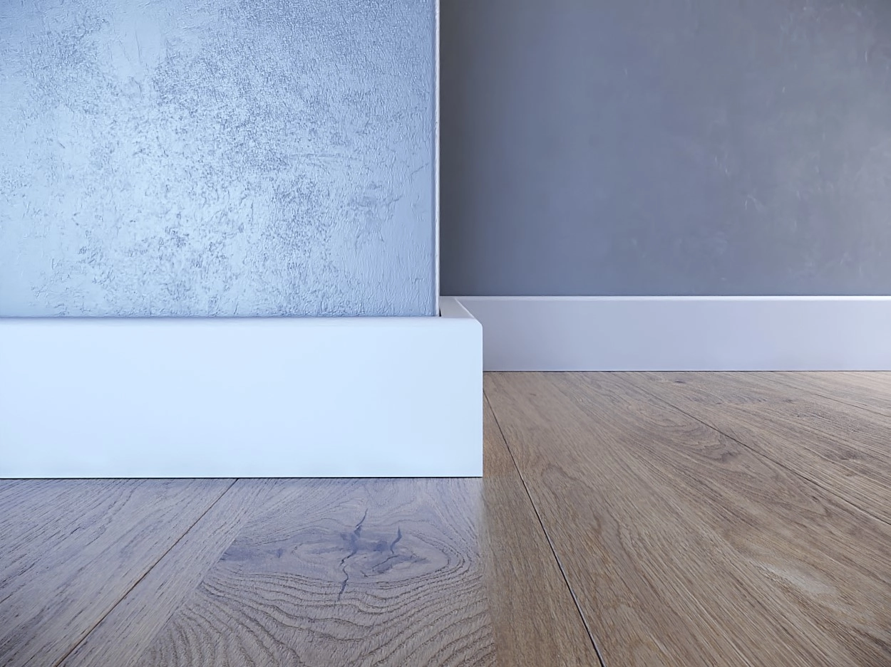 Listwa przypodłogowa drewniana lakierowana Lapis 60 (240 cm x 6 cm x 1,6 cm) iglaste