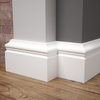 Listwa przypodłogowa MDF lakierowana biała wilgocioodporna FOGE LB3 - 8cm