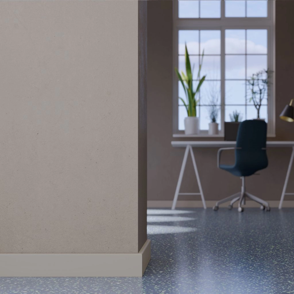 PRÓBKA 20 CM - Listwa przypodłogowa MDF TRIO R5, Kaszmir, 8cm