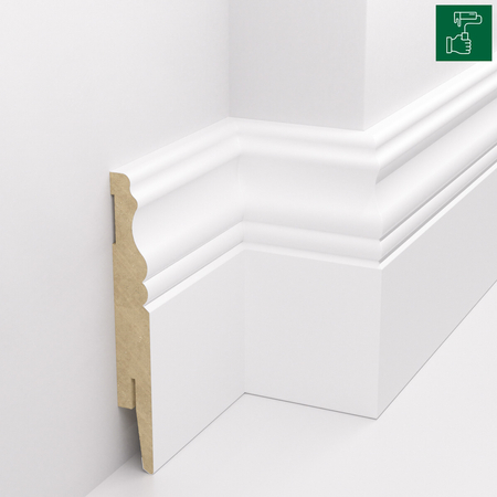 Listwa przypodłogowa MDF - ALEXA 12cm - do malowania