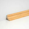 PRÓBKA 20 CM - Ćwierćwałek drewniany wklęsły 26x26 mm - dąb lakierowany