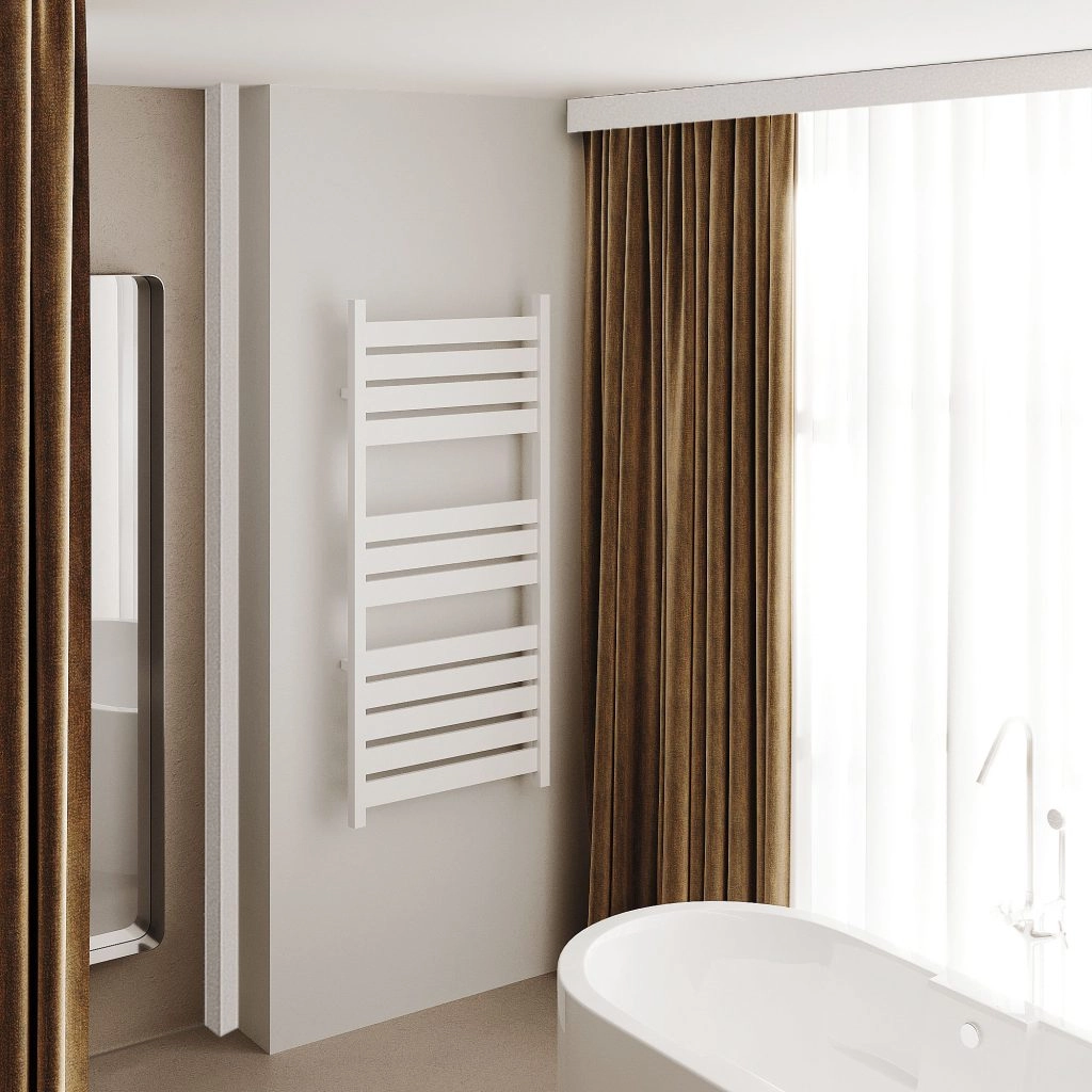 Maskownica kątowa MDF biała listwa maskująca karnisz rury kable 12x6x240 cm