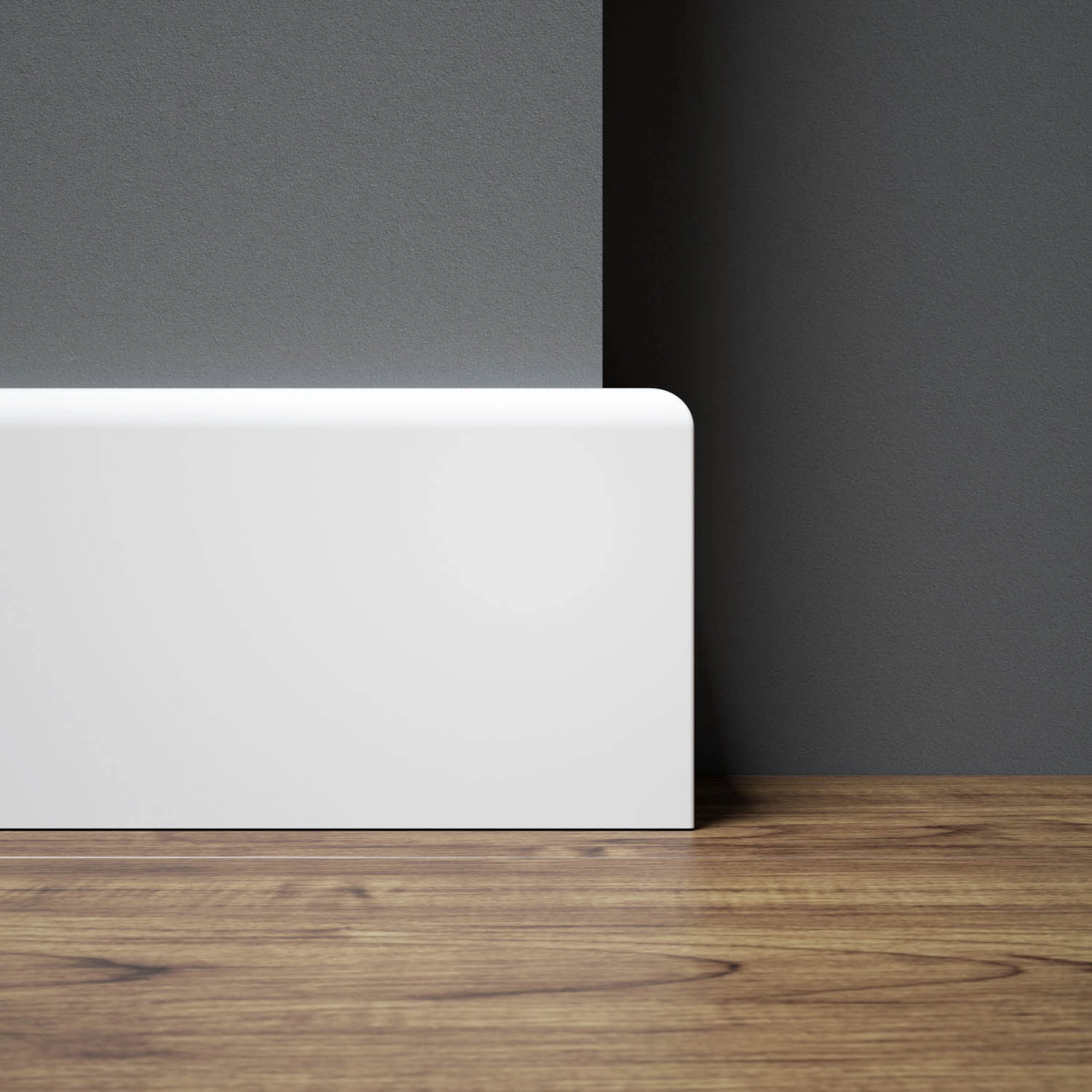 Listwa przypodłogowa MDF FOGE LB1 - 80 biały półmat, lakierowana