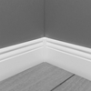 PRÓBKA 20 CM - Listwa przypodłogowa MDF TRIO R5, Biała Premium, 6cm