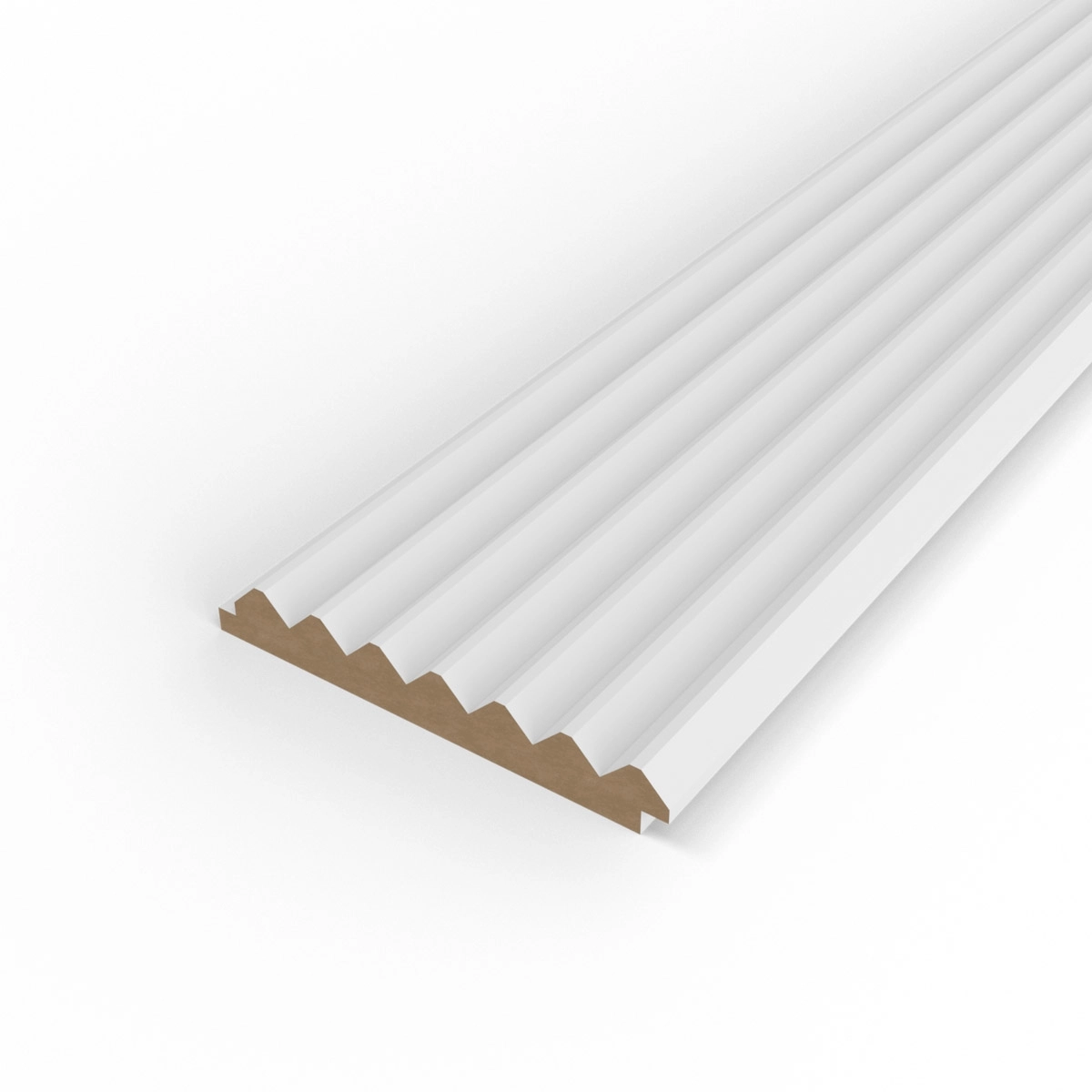 Lakierowana listwa boazeryjna Zigzag 10cm