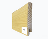 Listwa przypodłogowa biała drewno lakierowane 95/15 (240 cm x 9,5 cm x 1,5 cm)